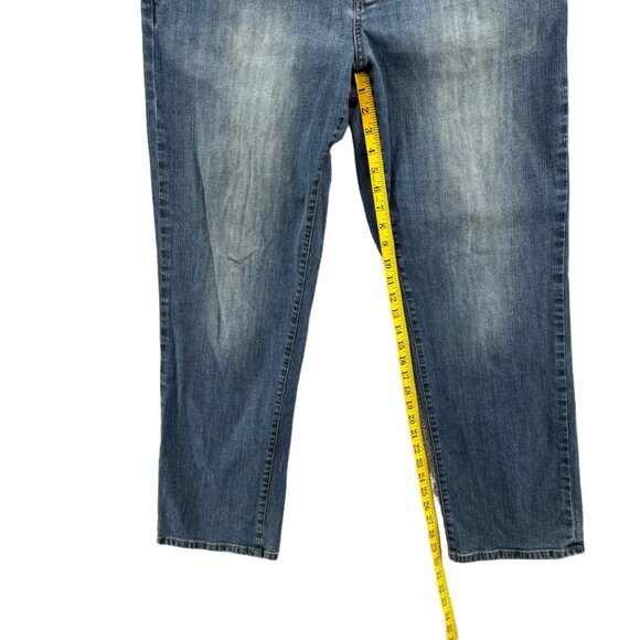 Well Worn Straight Fit Jeans Mens Blue M052-144M Cotton Denim Size 36x32 - Picture 12 of 13